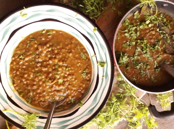 brown lentil curry Indian brown lentil curry Indian