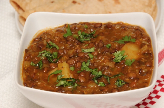 brown lentil curry Indian brown lentil curry Indian