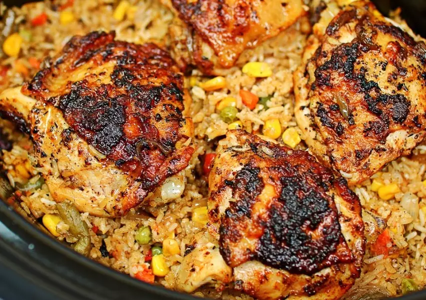 easy Indian chicken pulao