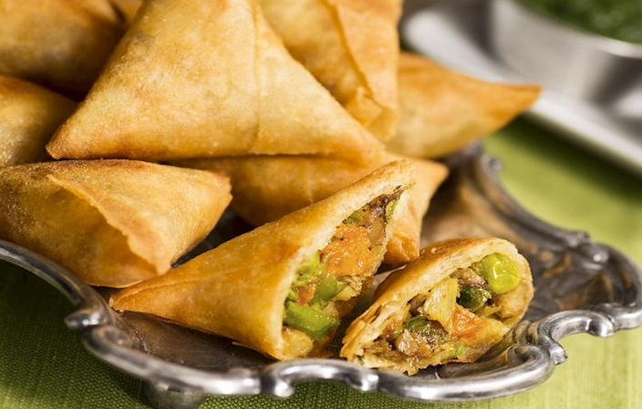 Indian street food snacks
