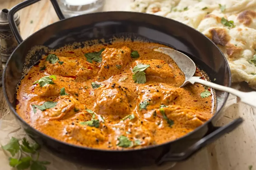 low calorie butter chicken