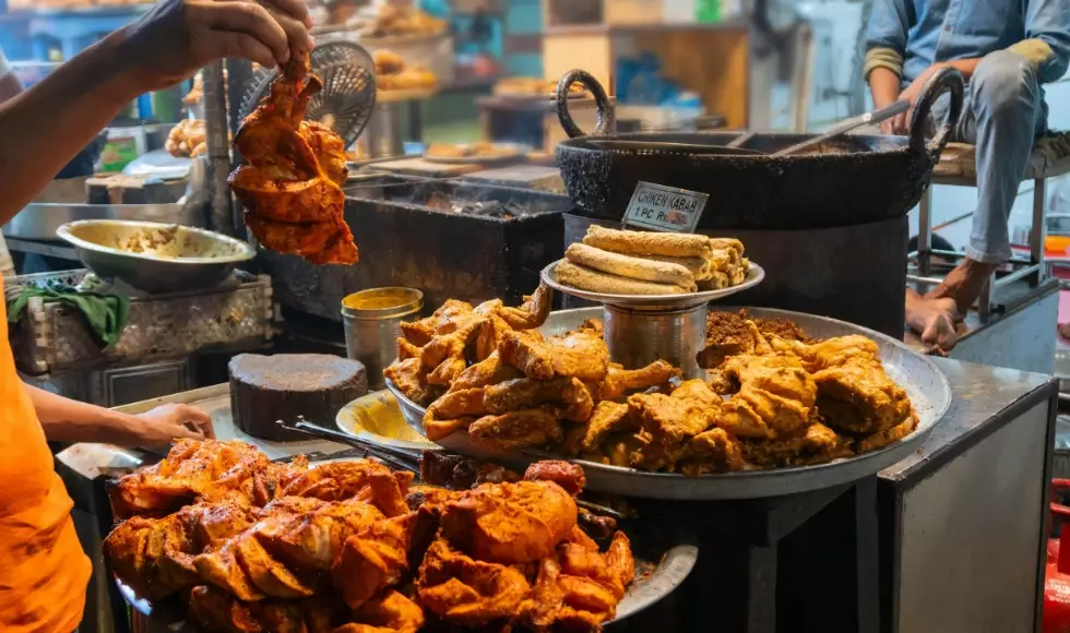 Indian street food menu