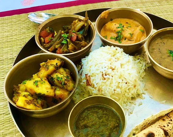 Indian vegetarian party menu