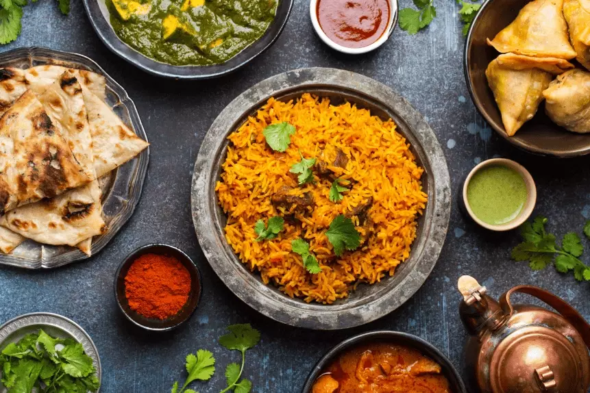 Indian vegetarian party menu