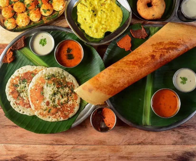 vegetarian South Indian food