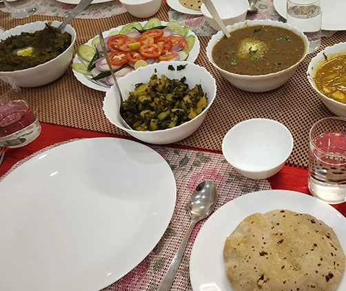 vegetarian buffet menu