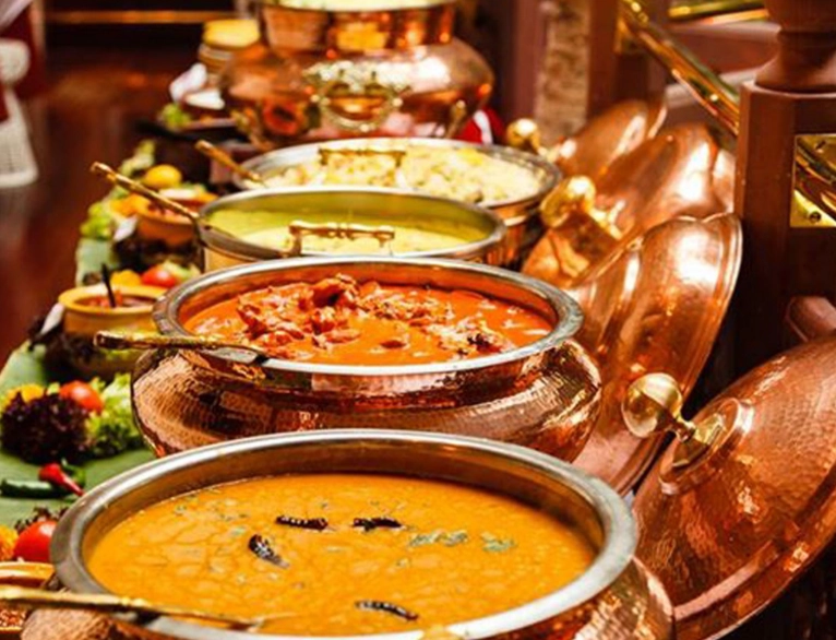 Indian party food buffet