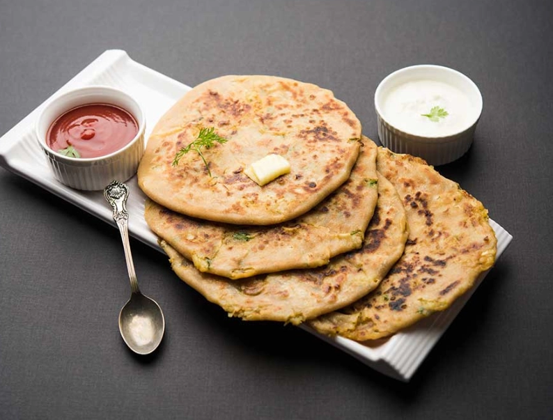 North Indian breakfast