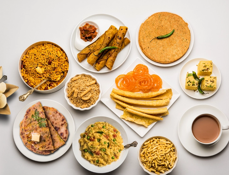 Indian breakfast dishes