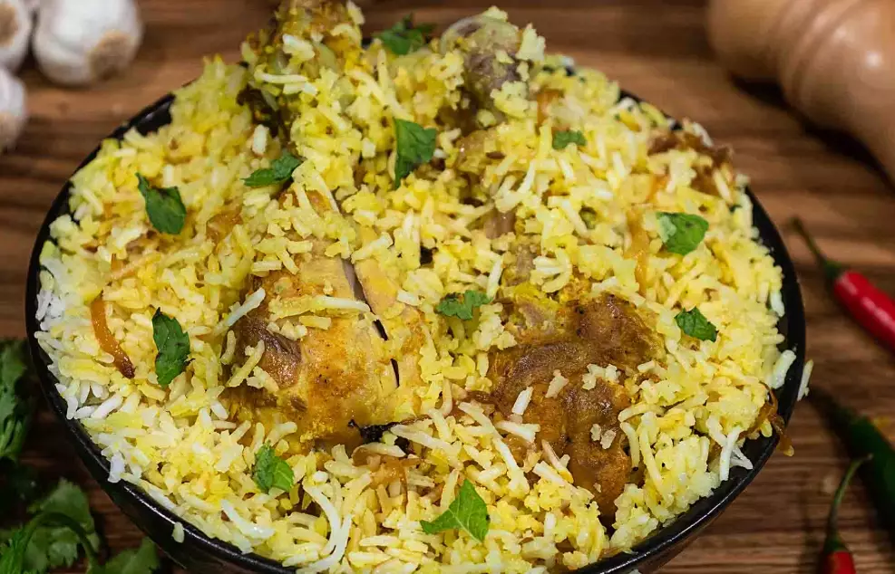 Hyderabadi biryani ingredients