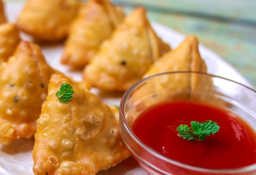 homemade samosa