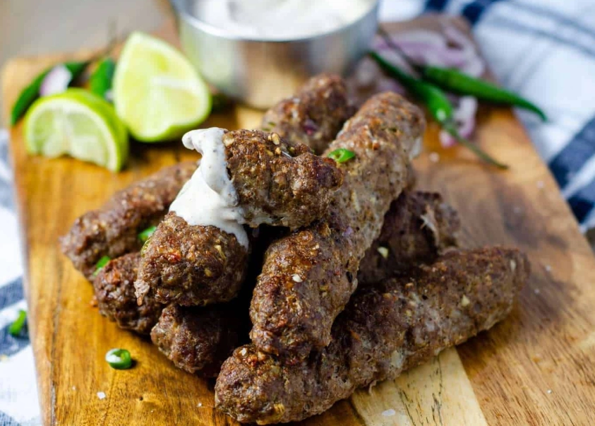 ground lamb kebab