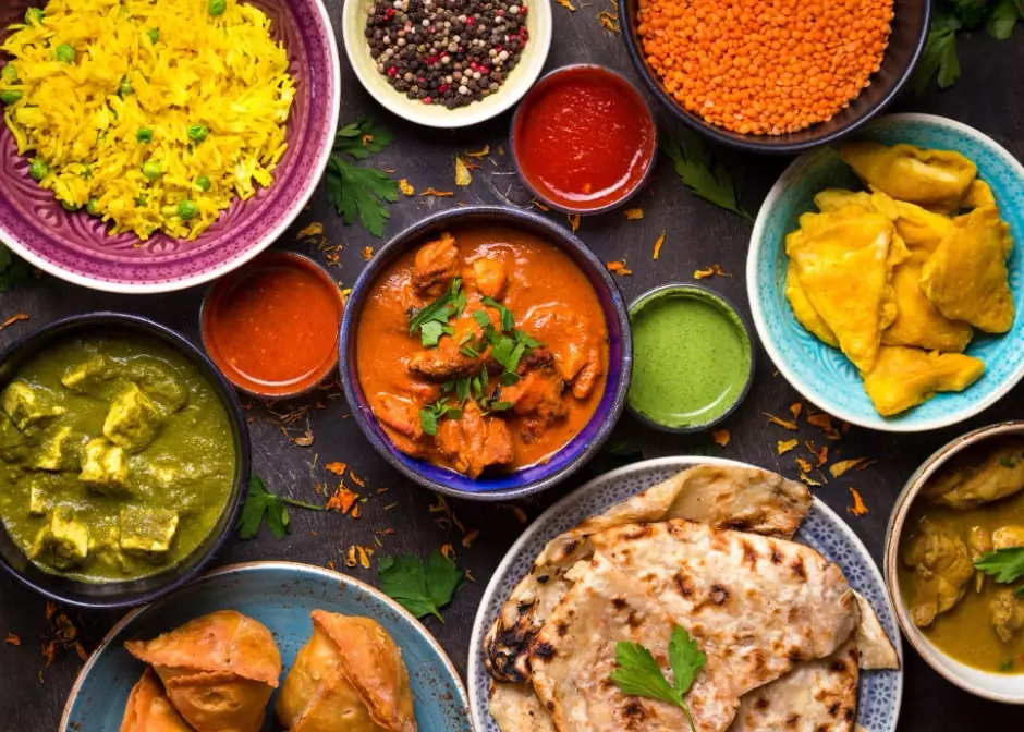 North Indian food dishes North Indian food dishes
