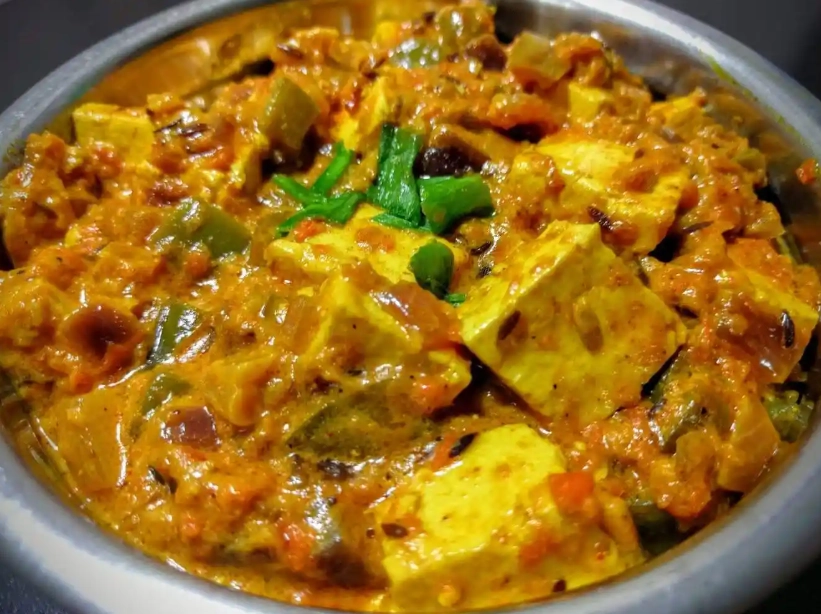 homemade paneer curry