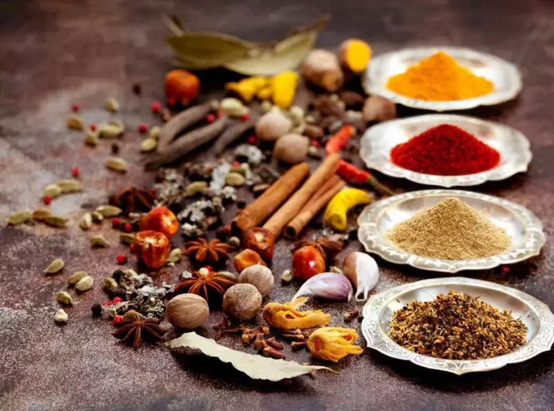 Indian cooking spices